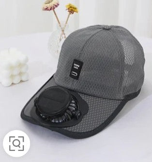 Solar Powered Fan Hat - Stay Cool Under The Sun | USB & Solar Charging